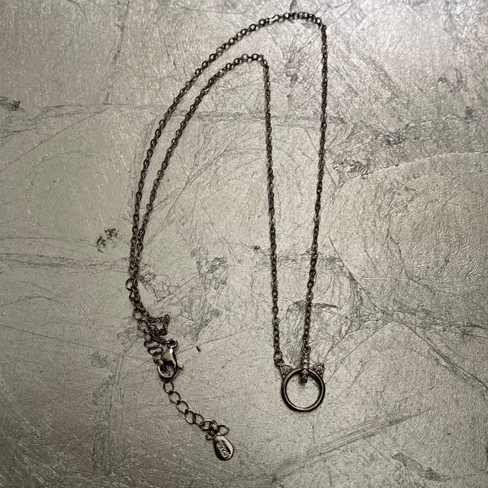 COPY - New Sterling Silver Cat Necklace